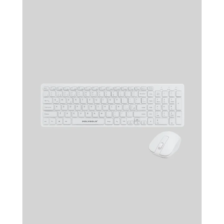 Mey İthalat® Ergonomik Kablosuz Klavye Mouse Takımı - Tam Boy, Sessiz ve Güvenilir