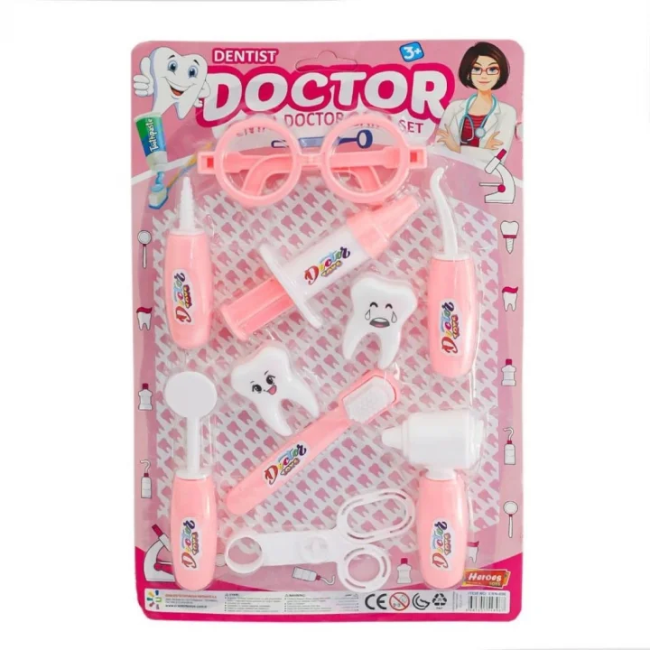 Mey İthalat® ERN-896 Heroes Toys Dişçi Oyun Seti