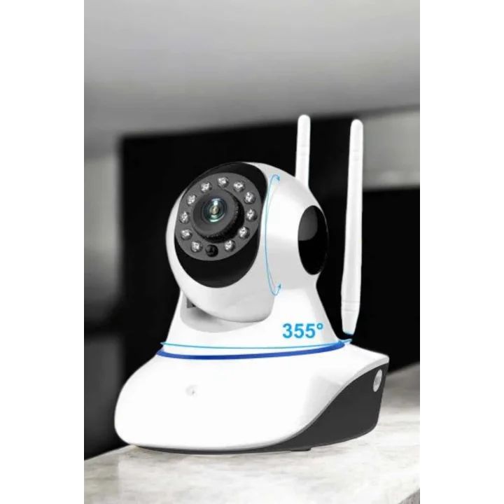 Mey İthalat® Ev Kamerası Wifi Kamerası Video Kayıt Çift Yönlü Hareket Sensörü Bebek