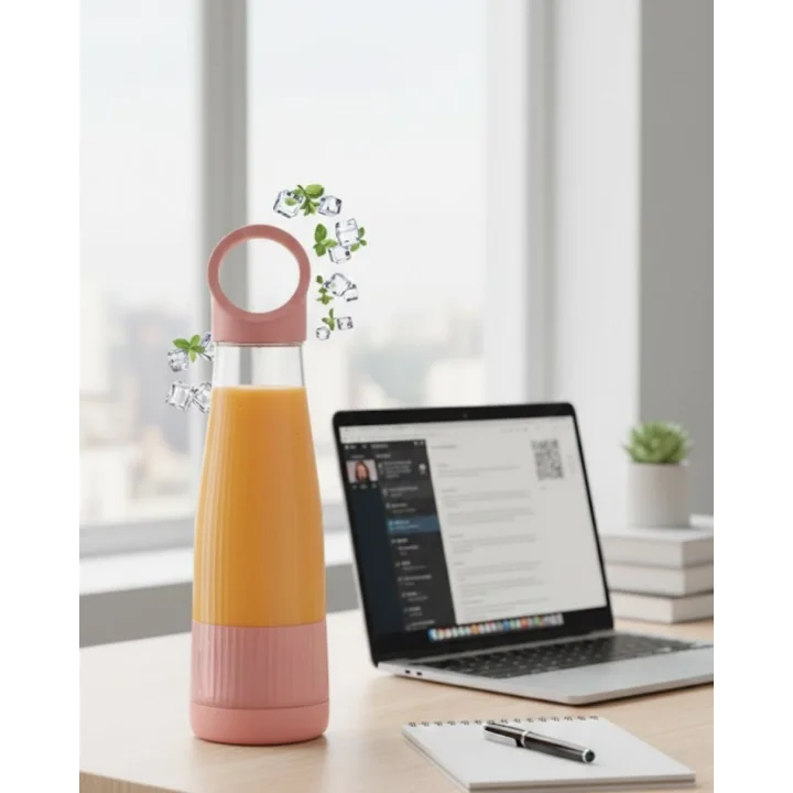 Mey İthalat® Ev Ofis ve Seyahat İçin Taşınabilir Smoothie Blender