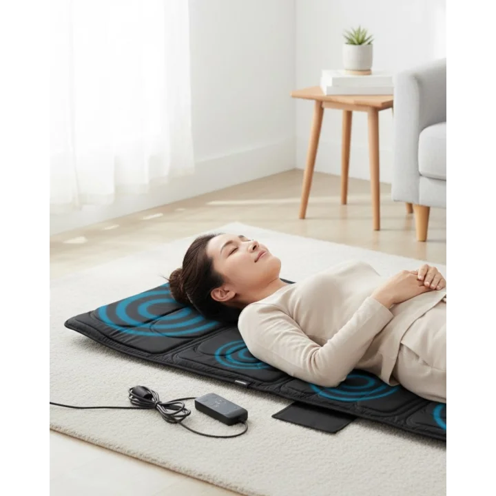 Mey İthalat® Ev Tipi Masaj Yatağı Isıtma Özellikli Çok Modlu Rahatlama