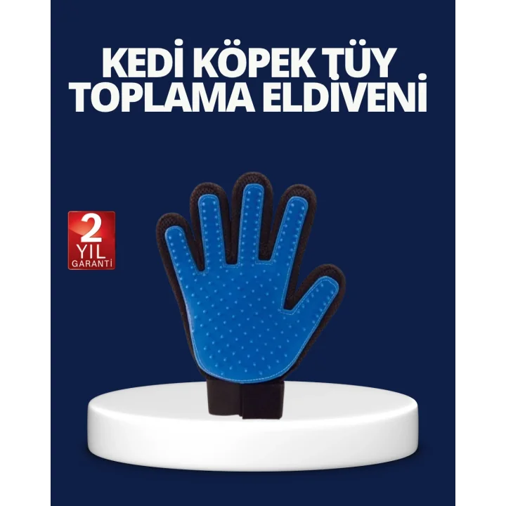 Mey İthalat® Evcil Hayvan Tüy Toplama ve Masaj Eldiveni – Köpek ve Kedi Tüy Dökülme Önleyici Bakım Eldiveni