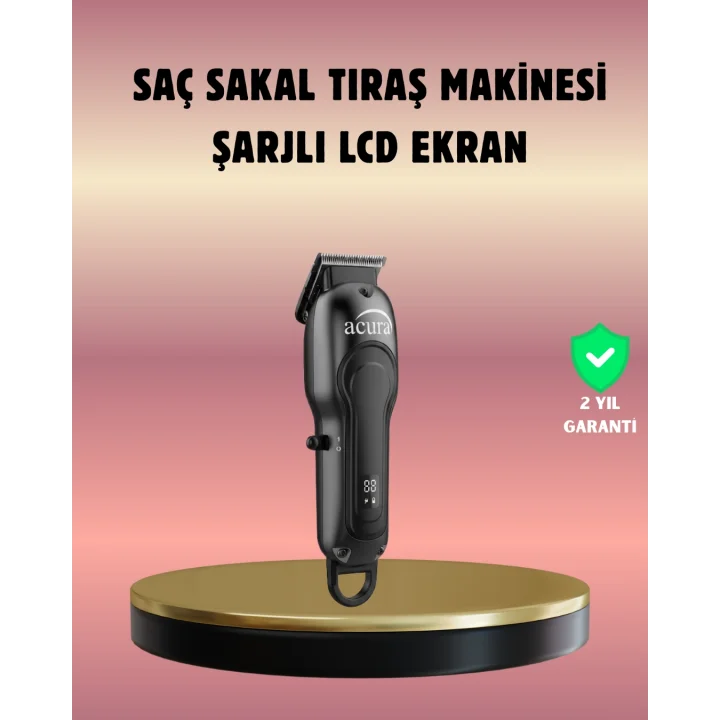 Mey İthalat® Evde ve Profesyonel Kullanıma Uygun Turbo Modlu Tıraş Makinesi