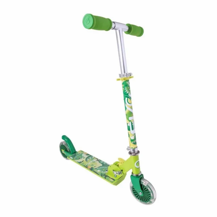 Mey İthalat® 2 Tekerlekli Katlanabilir Inline Işıklı Scooter