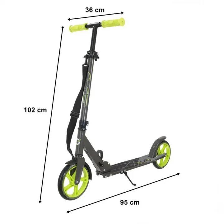 Mey İthalat® Flexi Max 2 Tekerlekli Scooter Yeşil