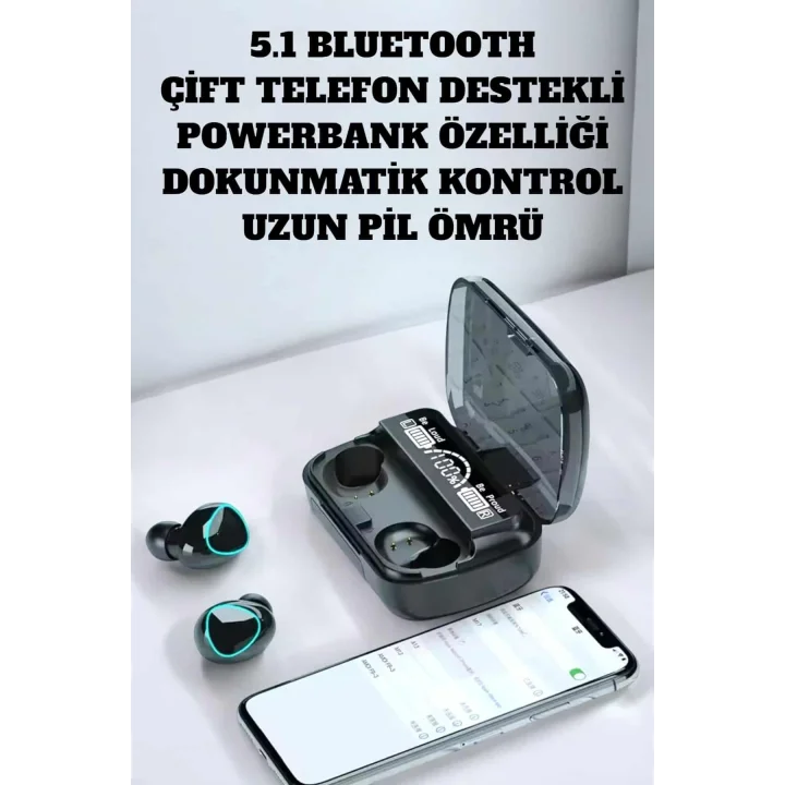 Mey İthalat® Extra Bass ve HD Ses ile Üstün Bluetooth 5.3 Kablosuz Kulaklık