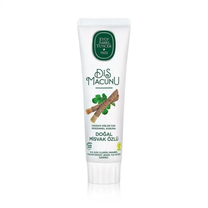 Mey İthalat®   Doğal Diş Macunu 90 Gr Misvak Özlü