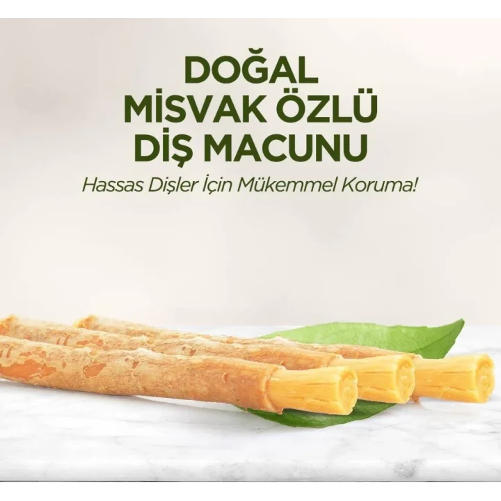 Mey İthalat®   Doğal Diş Macunu 90 Gr Misvak Özlü