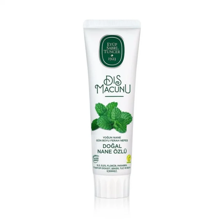 Mey İthalat®   Doğal Diş Macunu 90 Gr Nane Özlü
