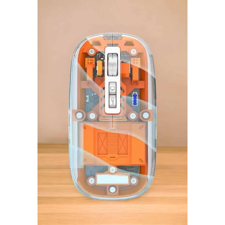 Mey İthalat® Fare Mouse Çift Modlu Kablosuz Bağlantılı 2.4GHz Destekli