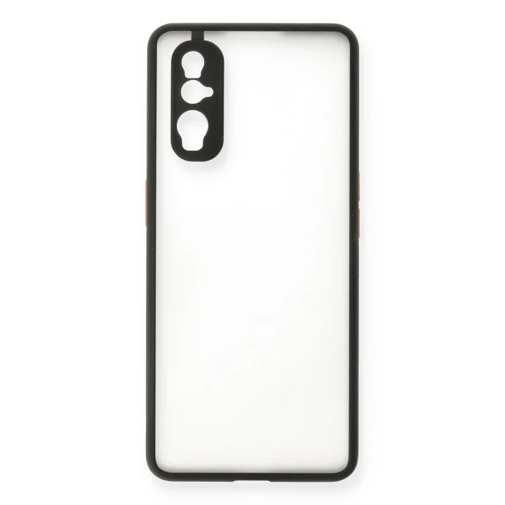 Mey İthalat®   Find X2 Kılıf Montreal Silikon Kapak - Siyah