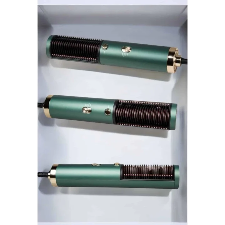 Mey İthalat® Fön Tarak Saç Düzleştirici Üflemeli Fön Makinesi Sıkı Dişli Taşınabilir