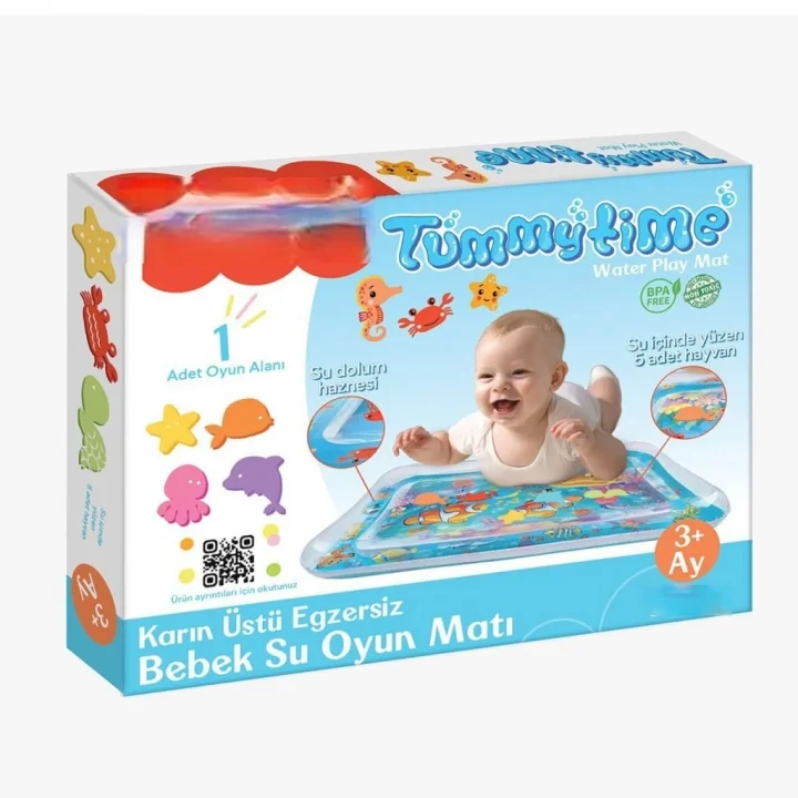 Mey İthalat® FP3240 BEBEK SU OYUN MATI SİYAH
