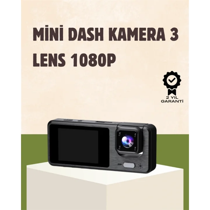 Mey İthalat® Full HD 3 Kanallı Araç Kamerası – Akıllı Çözümlerle Sürüş