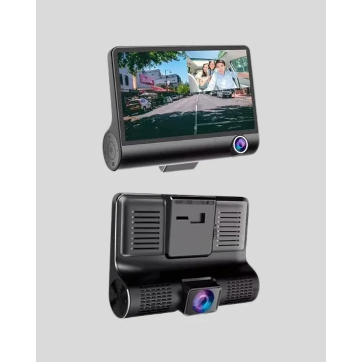 Mey İthalat® Full HD Araç Kamerası 3’lü 4.0” Ekranlı ve HDR Gece Görüşlü