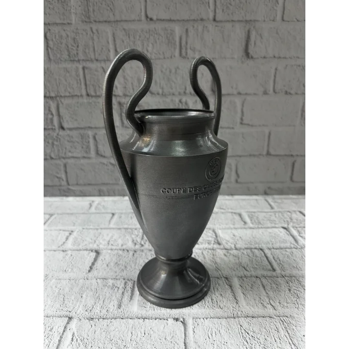 Mey İthalat® Füme Kupa 25cm UEFA Model Dekoratif Ödül Biblosu