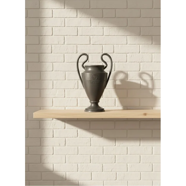 Mey İthalat® Füme Şampiyonlar Kupası 25cm Modern Dekor Ödül Biblo