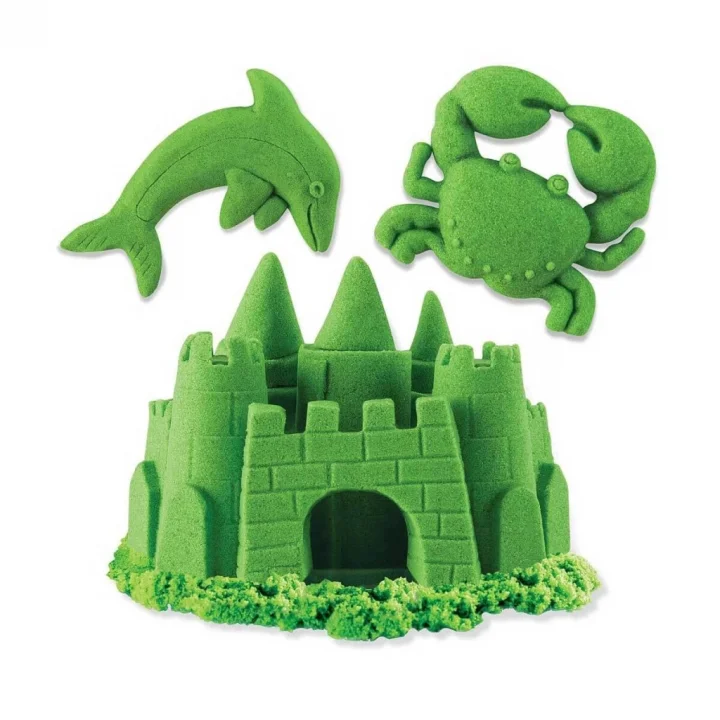 Mey İthalat® Fun Dough Kinetik Kum 1000 g Yeşil