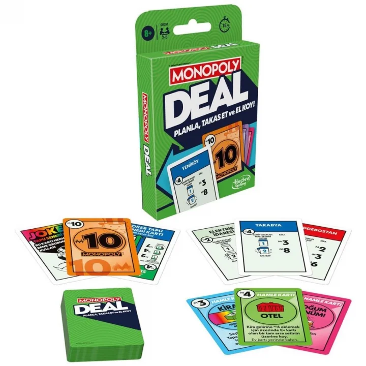 Mey İthalat® G0351 Monopoly Deal Kart Oyunu