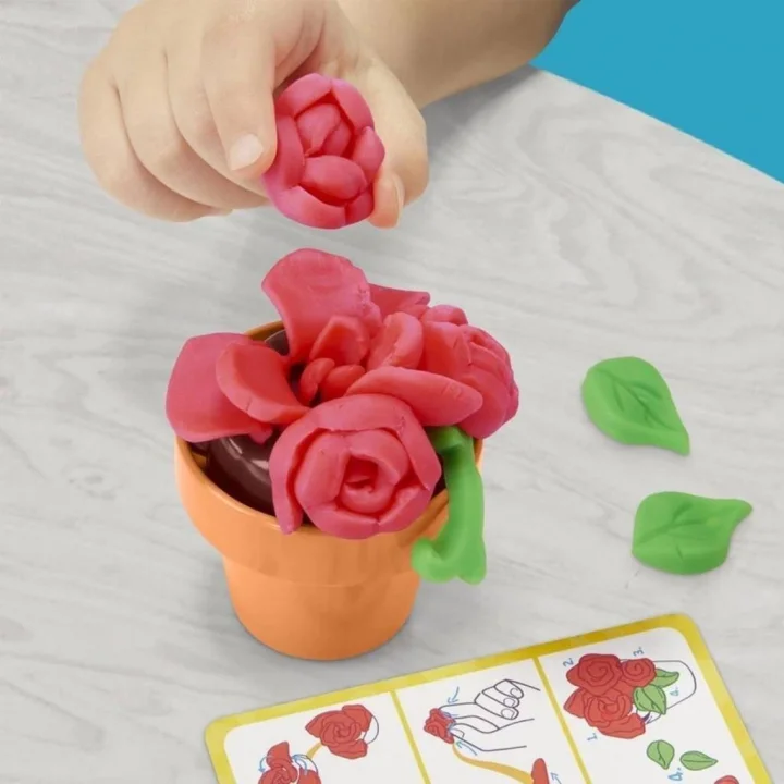 Mey İthalat® G0492 Play-Doh Renkli Çiçekler Botanik Oyun Seti +3 yaş
