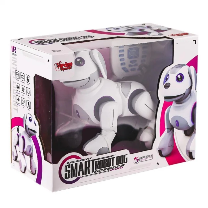 Mey İthalat® G14 Kumanlı Şarjlı Smart İnteraktif Akıllı Robot Köpek -Vardem Oyuncak