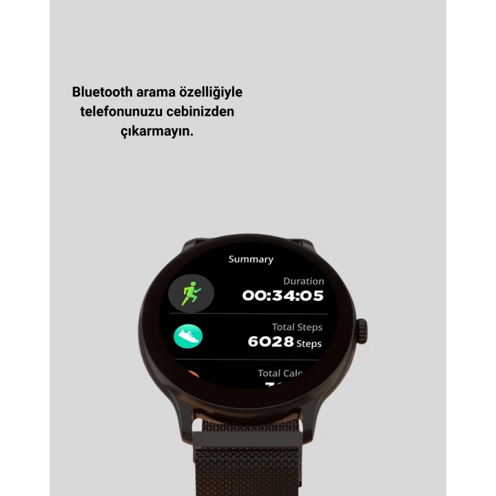 Mey İthalat® G20 Mini Akıllı Saat – iPhone & Android Uyumlu, Adım Sayar ve Uyku Takipli