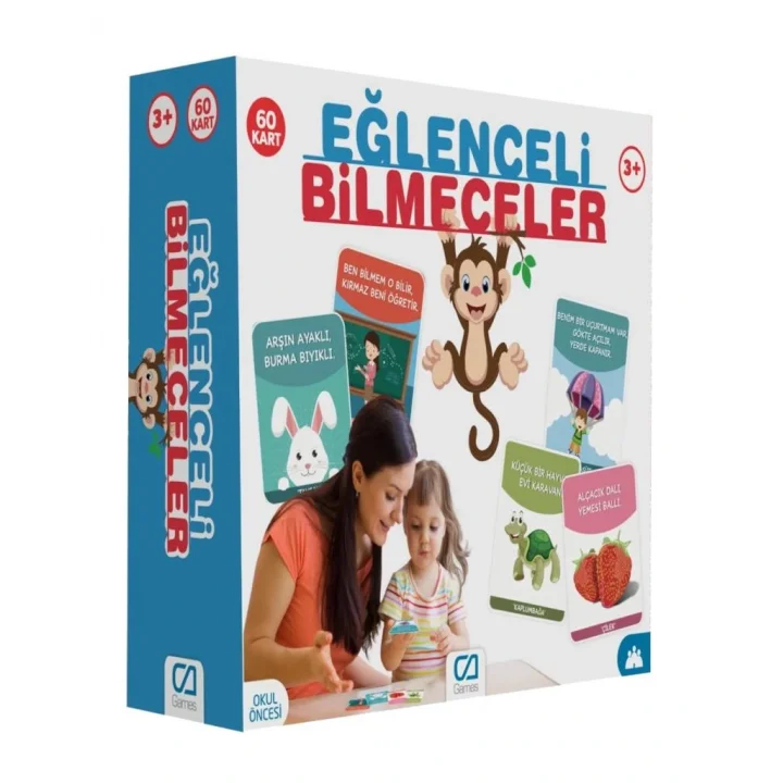 Mey İthalat® Games Eğlenceli Bilmeceler 60 Kart 5103