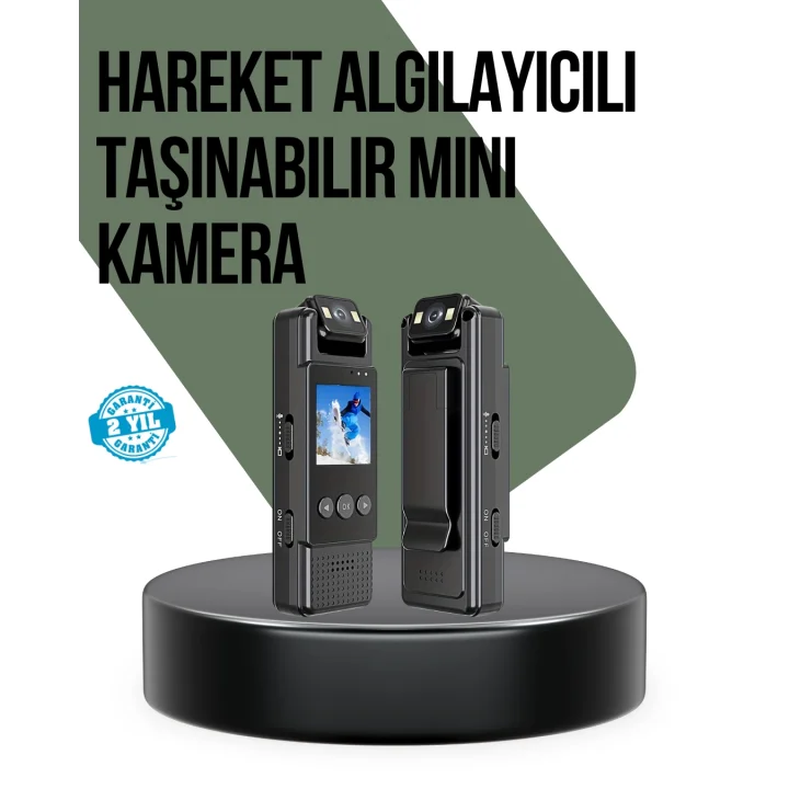 Mey İthalat® Gece Görüşlü Döngüsel Kayıt Destekli Mini Kamera