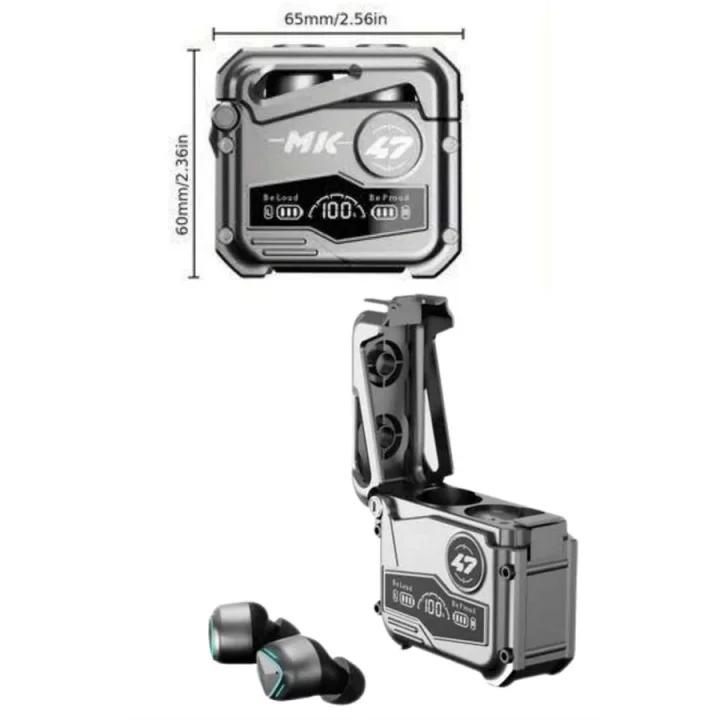 Mey İthalat® Gecikme Önleyici Oyuncu Kulaklığı Bluetooth Bağlantılı ANC Özelliği 5.0 Bluetooth