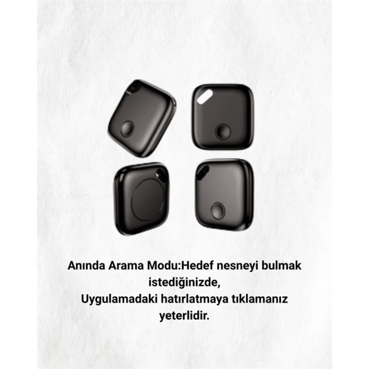 Mey İthalat® Gelişmiş Konum Takibi Sunan Kompakt Smart Tag | Bluetooth Bağlantısı ve Uzaktan Erişim Özelliğiyle Üstün Performans