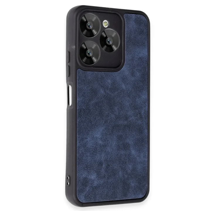 Mey İthalat®  General Mobile Era 30 Kılıf Aras Deri Kapak - Lacivert