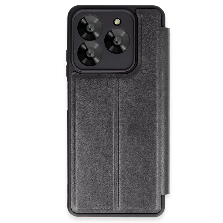 Mey İthalat®  General Mobile Era 30 Kılıf Flip Cover - Siyah