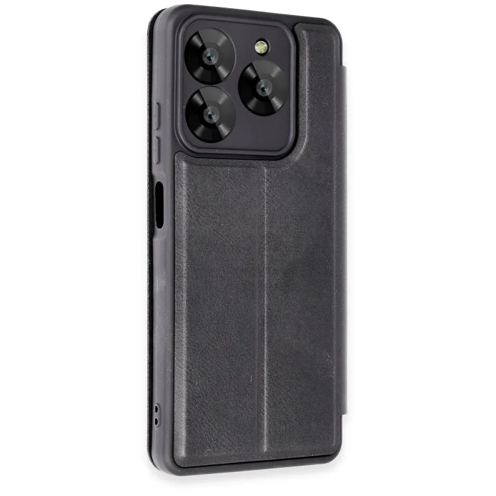 Mey İthalat®  General Mobile Era 30 Kılıf Flip Cover - Siyah