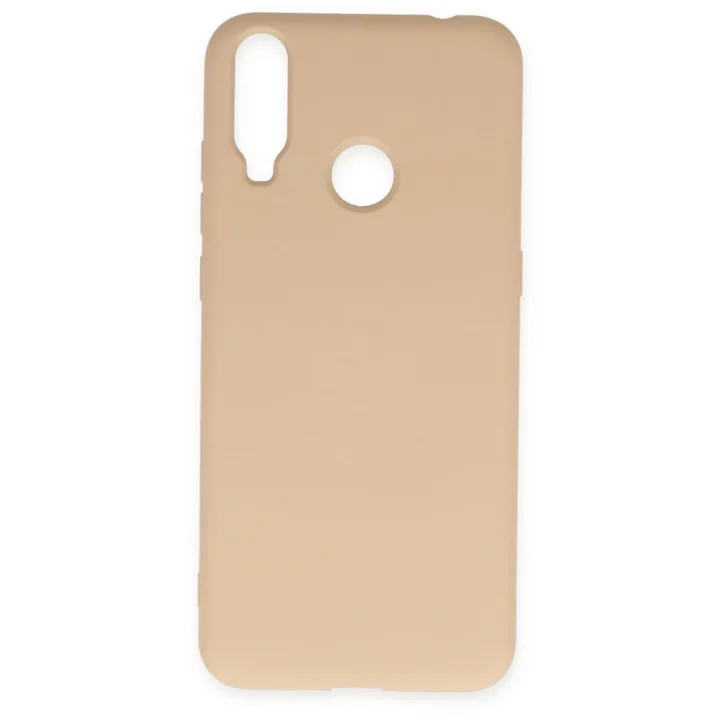 Mey İthalat®  General Mobile GM 10 Kılıf Nano içi Kadife Silikon - Pudra