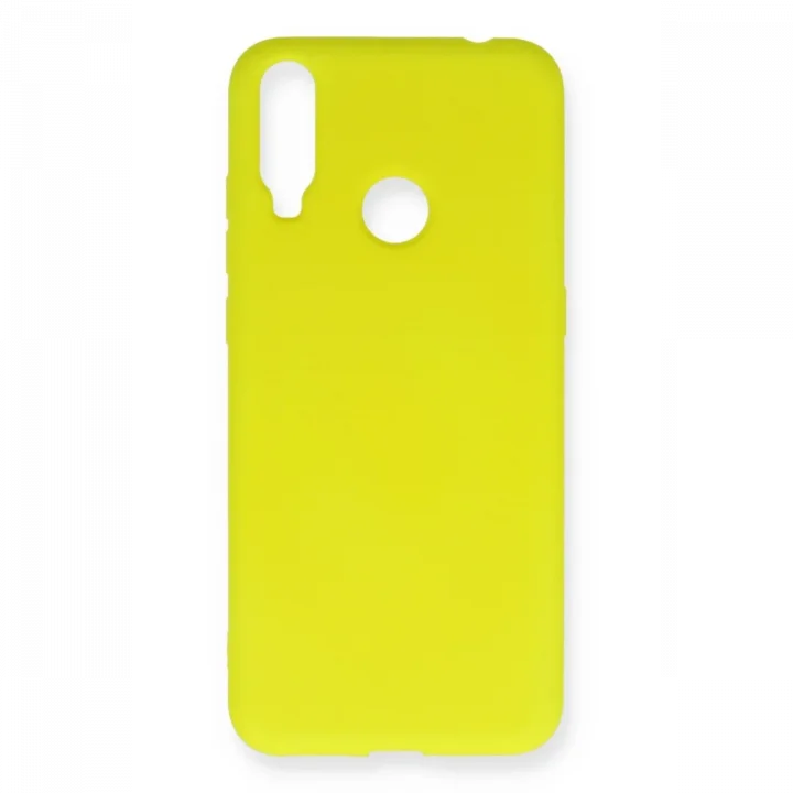 Mey İthalat®  General Mobile GM 10 Kılıf Nano içi Kadife Silikon - Sarı