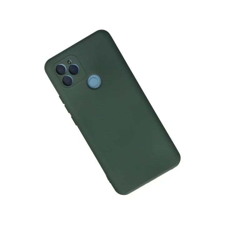 Mey İthalat®  General Mobile GM 21 Kılıf Nano içi Kadife Silikon - Koyu Yeşil