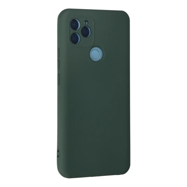Mey İthalat®  General Mobile GM 21 Kılıf Nano içi Kadife Silikon - Koyu Yeşil