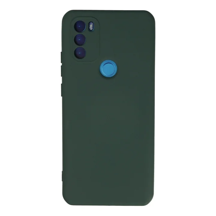 Mey İthalat®  General Mobile GM 21 Plus Kılıf Nano içi Kadife Silikon - Koyu Yeşil