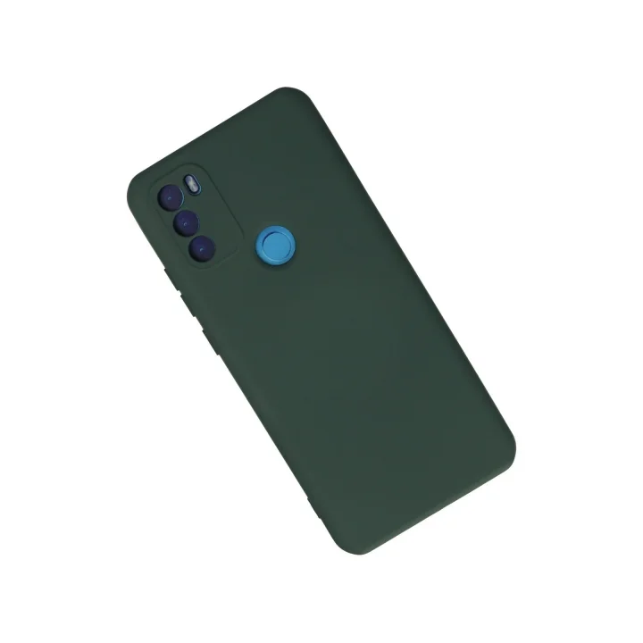 Mey İthalat®  General Mobile GM 21 Plus Kılıf Nano içi Kadife Silikon - Koyu Yeşil