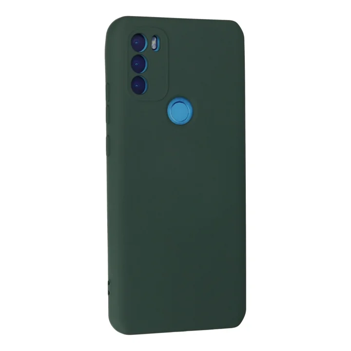 Mey İthalat®  General Mobile GM 21 Plus Kılıf Nano içi Kadife Silikon - Koyu Yeşil