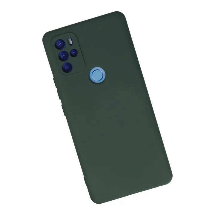 Mey İthalat®  General Mobile GM 21 Pro Kılıf Nano içi Kadife Silikon - Koyu Yeşil