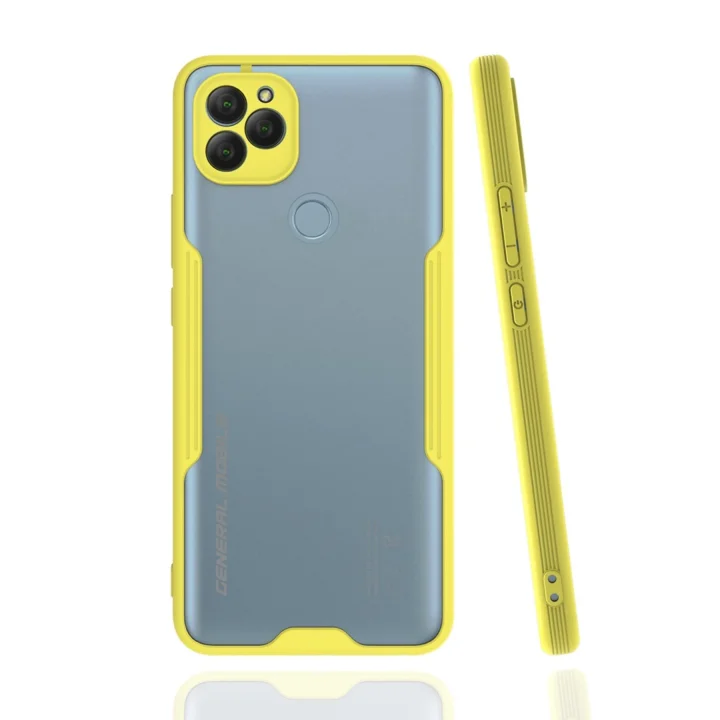 Mey İthalat®  General Mobile GM 22 Kılıf Platin Silikon - Sarı