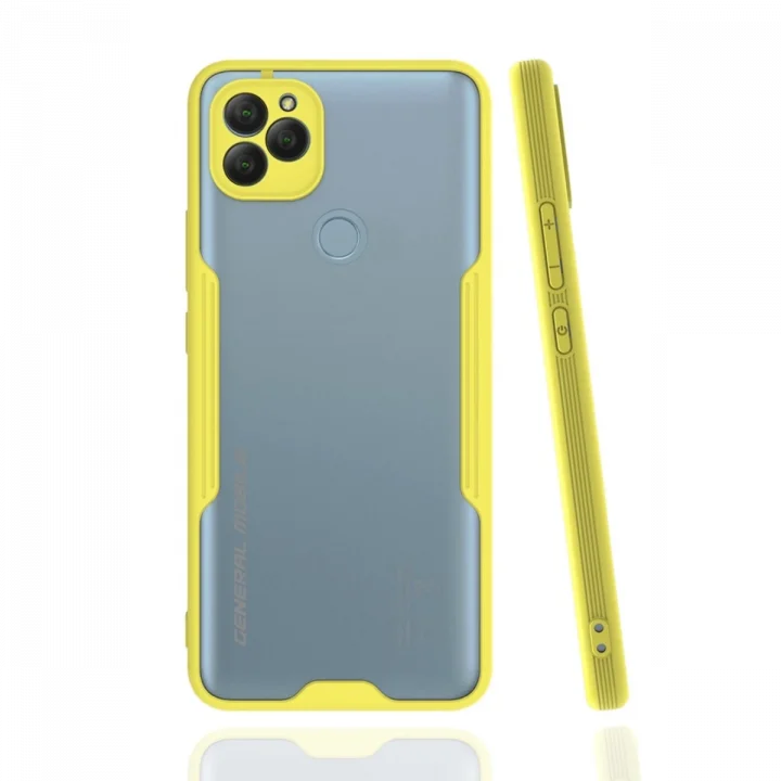 Mey İthalat®  General Mobile GM 22 Kılıf Platin Silikon - Sarı
