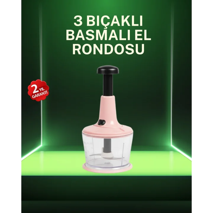 Mey İthalat® Geniş Hazneli Manuel Doğrayıcı Ev Tipi Kullanım