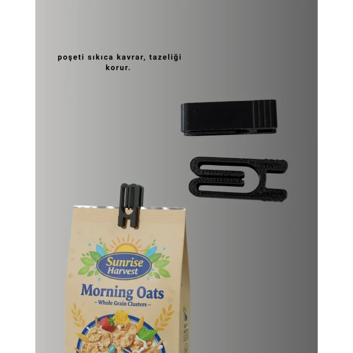 Mey İthalat® Gıda Saklama Mandalı Tazelik Koruyucu 10’lu Set