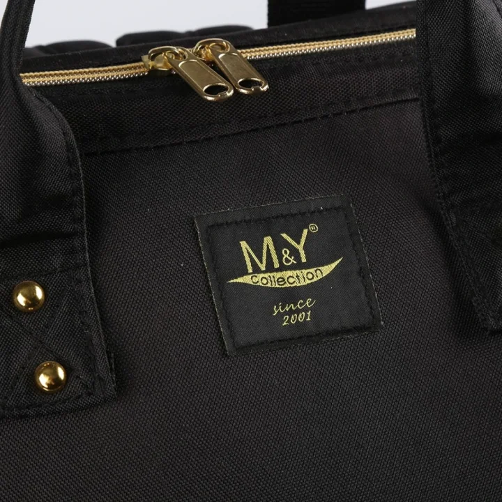Mey İthalat®   Go Anne Bebek Bakım Sırt Çantası 6610 Siyah