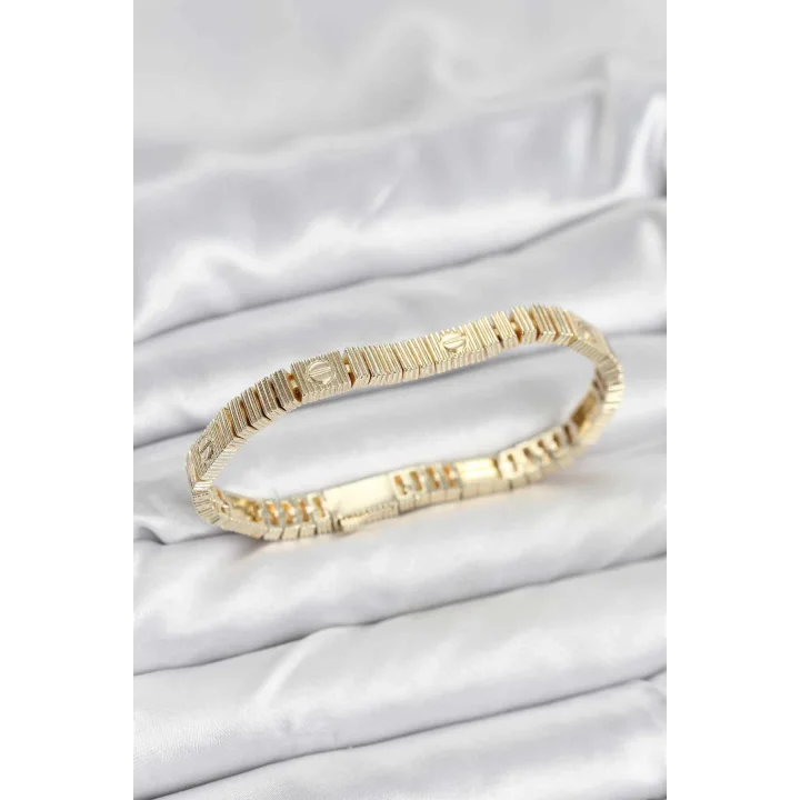 Mey İthalat® Gold Renk Vip Seri Bileklik