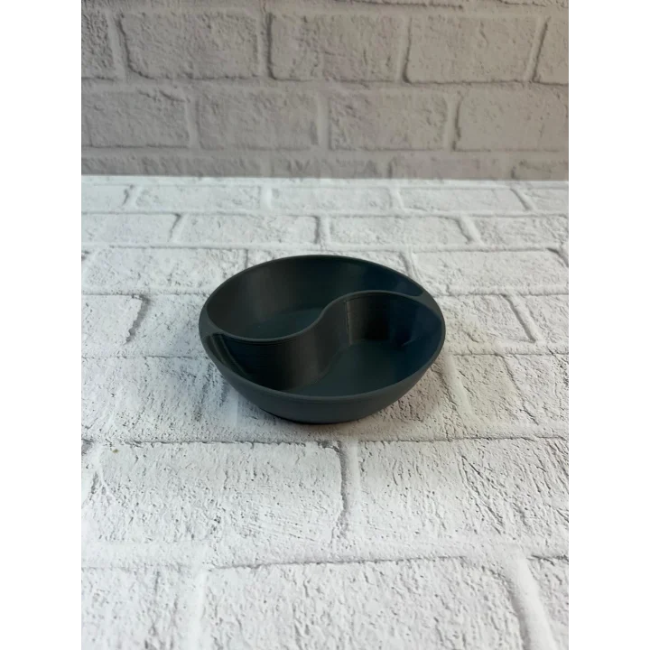 Mey İthalat® Gri Çerezlik Kase Seti Modern Bölmeli Sunum Tasarımı