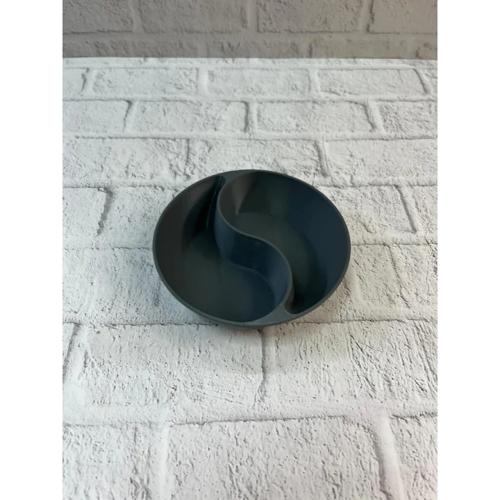 Mey İthalat® Gri Çerezlik Kase Seti Modern Bölmeli Sunum Tasarımı