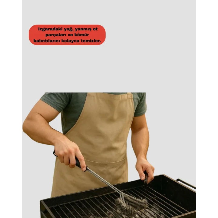 Mey İthalat® Grill ve Mangal Izgara Temizlik Aparatı